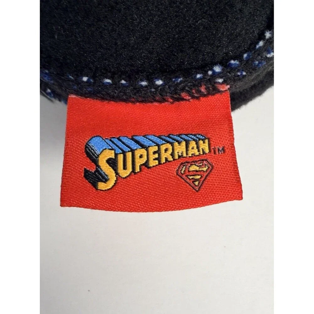 Superman Logo DC Comics Tight Knit Dual Layer Winter Hat Beanie Ear Flaps READ